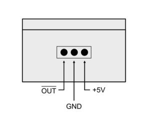 IR-sensor Dupont - Connections