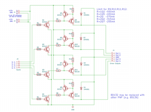 Driver Board 4x BD132