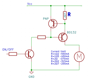 Current Limiting with PNP