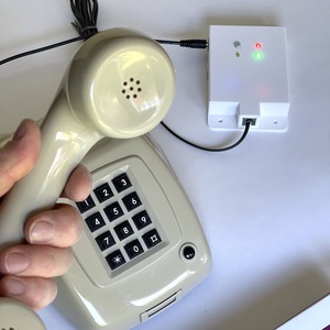 Vintage DTFM phone with Retrophone Switchboard