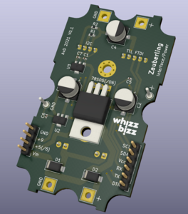 3d render power-pcb